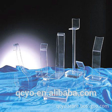 2015 warehouse clear arylic display for shoes platform